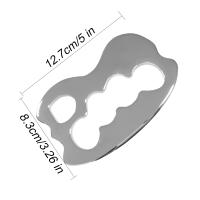 Masajeador De Acero Inoxidable Gua Sha Herramienta De Desgaste Muscular Para Relajación Corporal Y Masaje Facial Uso Manual Tamaño Medio - details 15