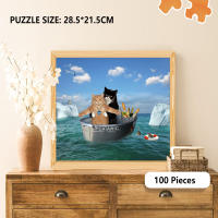 Rompecabezas De Papel 100 Piezas Catanic Animales Educativo Para Adultos Y Niños Juguetes De Descompresión Regalos Inteligentes - details 4