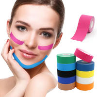 Cinta De Kinesiología Para Rostro 2.5CM*5M V Line Elevador De Pecho Y Ojos Eliminador De Arrugas Herramienta De Cuidado De La Piel - details 2