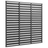 vidaXL Panel de valla de WPC 180x180 cm Color Marrón,  Gris,  Negro y mas Perfecta para plantas y animales, múltiples usos malla para ventilación, seguridad, ventana, jardín - details 0