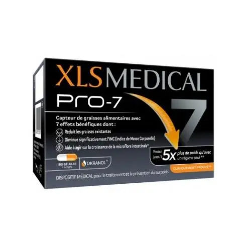 XLS Medical Pro 7 180 Cápsulas pierde peso Perrigo - 1