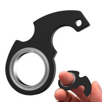 Juguete Antiestrés De Dedo Para Niños Llavero Giratorio De Metal Juguete Fidget Para Aliviar El Estrés Regalo De Fiesta Llavero Giratorio De Plástico Tamaño Compacto - details 7