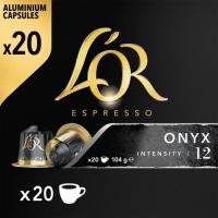 L'OR ESPRESSO café total 120 capsulas  20 cápsulas *6pack sontuoso-decafeinato ristretto -colombia andes-onyx - details 2