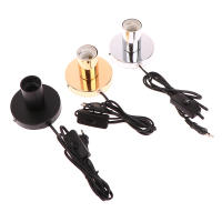 Soporte De Mesa De Metal Pulido Para Lámpara Con Cabeza De Luces Nocturnas De 1.5M Y Enchufe E27 Decoración De Mesa - details 9