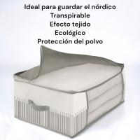 La bolsa de almacenamiento para nórdicos, edredones Cosatto diseño "Barcode" 45x45x20 cm, ecológico - details 2