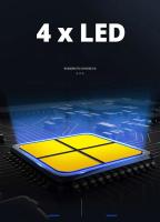 Linterna Portátil Recargable LED De Alta Potencia Para Camping Con 4 Luces LED Y Luz Lateral COB Modos De Iluminación Múltiples - details 1