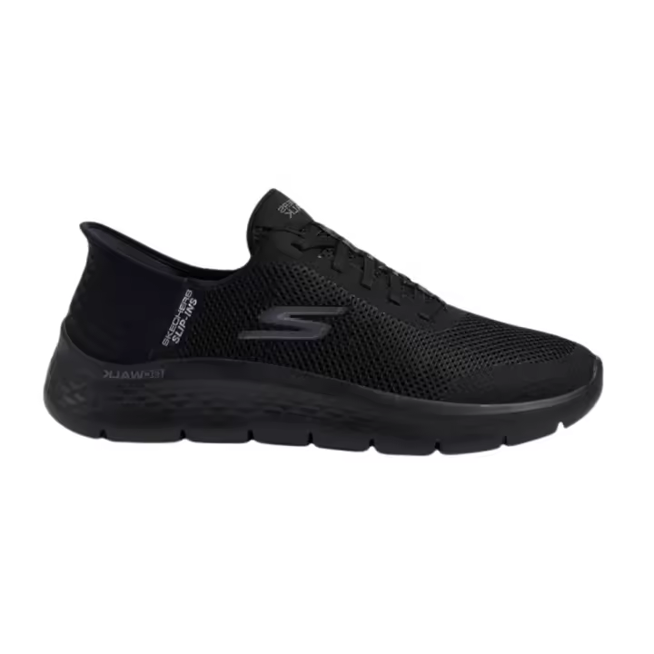 Zapatillas Deportivas Skechers Slip-Ins: Go Walk Flex - Grand Entry En Color Negro Gris Para Hombre - 1