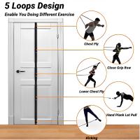 Anclaje De Puerta Para Bandas De Resistencia Ejercicios De Fitness Portátil Cuerda De Tensión Con Hebilla Y Cinturón Sin Necesidad De Perforaciones Adecuado Para Todas Las Partes Del Cuerpo - details 3