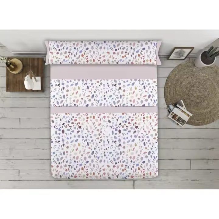 Tejidos Reina - Juego de Sábanas Tejidos Reina Balance Multicolor Cama de 150 - 1