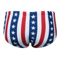 Bikini Briefs De Natación Para Hombre Estilo American Flag Print Sexy Shorts De Playa Traje De Baño Con Patrón De Estándares - details 18