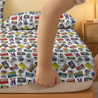 Juego De Sábanas Con Patrón Magnético Y Acabado Fosco Para Cama 100% Poliéster Con Impresión Diseño Moderno Excluye Fundas De Almohada - details 4