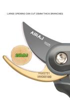 Tijeras De Poda Industriales AIRAJ Herramientas De Jardinería Ahorradoras De Esfuerzo Con Tijeras Afiladas Duraderas Y Antideslizantes - details 4