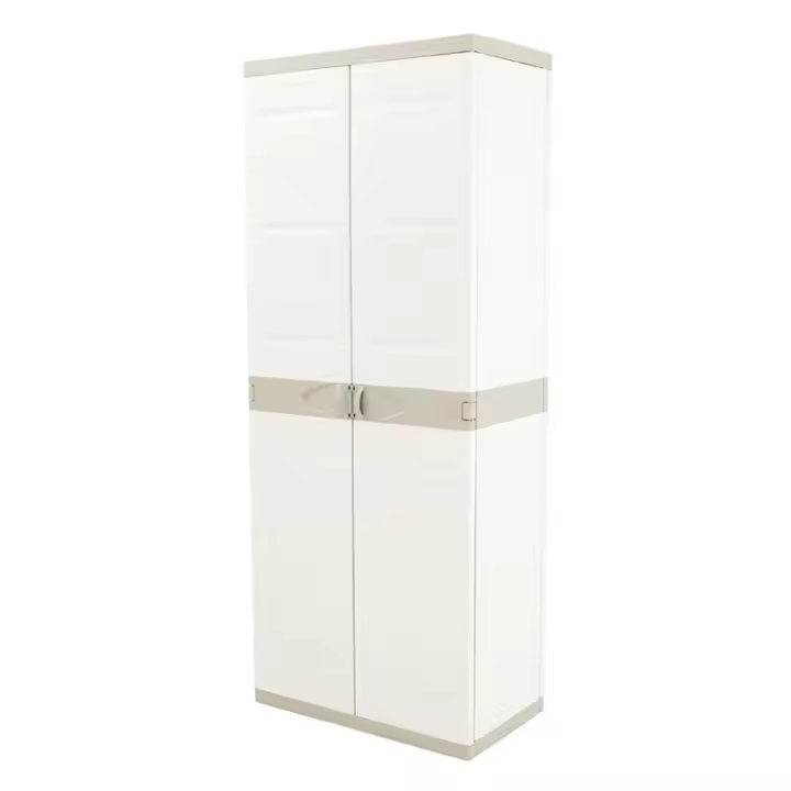 Armario Escobero 70 cm Titanium Plastiken Beige - 1
