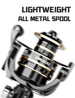 Carrete De Pesca Spinning 2024 12KG Max Drag Manillar De Metal 5.2:1 Para Agua Salada Accesorios De Pesca Carrete De Coil - details 4