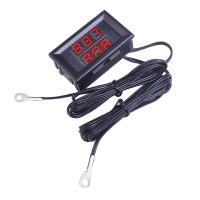 Termómetro Digital Doble Pantalla NTC Protección Metálica Impermeable Precisión Alta Para Tablero DC 4-28V Medidor De Temperatura - details 3