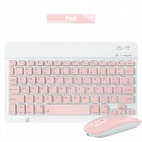 Teclado Inalámbrico Bluetooth Recargable Para Tablet Android iOS Windows Huawei Samsung Xiaomi Pad Mouse Compatible Con 2024 - details 7