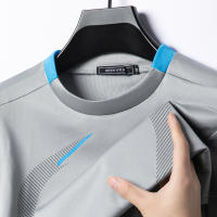 Camiseta De Fitness Verano Para Hombres Transpirable Secado Rápido Camiseta De Entrenamiento Ligera Para Gimnasio Tops Casual - details 7