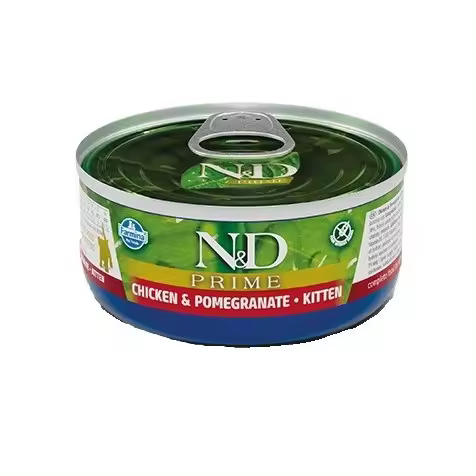 Farmina Nd Prime Pollo Y Granada Kitten Gato Latas 30 X 70 Gr - 1
