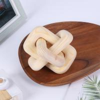 Mesa De Café Bohemia Con Cadena De Madera Decorativa De 3 Enlaces Estilo Moderno Adorno Para Estante Origen China - details 6