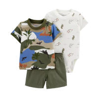 Nueva ropa infantil de verano para niños, bebés y niños pequeños, pantalones cortos de manga corta, camisetas, trajes de tres piezas. - details 41