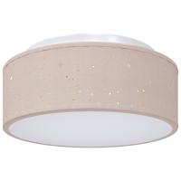 Lámparas de Techo vidaXL con Pantalla Estrellada Taupe Ø 30 cm Tela E27 - details 1