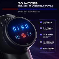 Masajeador Eléctrico De 30 Niveles Para Musculatura Profunda Y Relajación Corporal Adecuado Para Hombres Y Mujeres Equipo Deportivo Con Reducción De Ruido - details 1