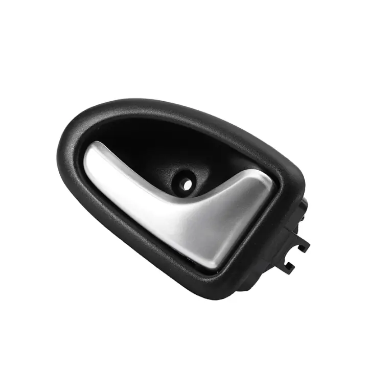 Manija De Puerta Interior Para Renault Clio 2000-2009 Plástico Mate Color Plateado Ajuste Para Todas Las Puertas Izquierda Y Derecha - 1
