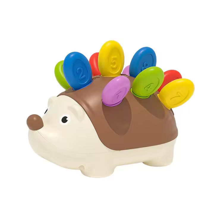 Juguete Sensorial De Erizo Para Niños De 1 a 4 Años Juguete De Motricidad Finas Montessori Educativo Para La Práctica En Viajes - 1