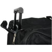 Bolso de Viaje XXXL con Ruedas y Trolley 81×41×33 cm – Bolsa Deportiva Grande de Poliéster 600D, Equipaje Ligero con Barra Telescópica y Bolsillos Exteriores – Negro - details 2