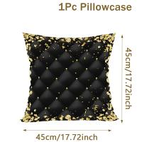 Funda De Cojín Suave De 45cm a Cuadros Decorativa Sin Relleno Para Decoración De Habitaciones Y Salones En Casa - details 9