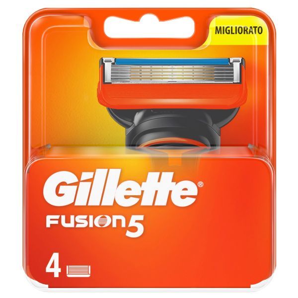 GILLETTE Fusión 5 Recambio Maquinillas de Afeitar  4 uds Recambios Maquinillas de Afeitar