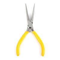 Aguja Larga Multi Funcional Mini Pinzas De Precisión Para Modelado Joyería Trabajo De Alambre Corte Herramienta Manual 5 Pulgadas Color Amarillo - details 2