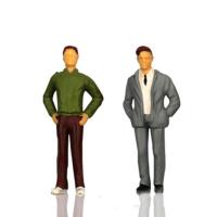Figuras De Personajes De Escala 1:100/1:150/1:75/1:50 ABS Para Modelos De Construcción De Trenes Y Escenarios DIY Colores Mixtos Posable Pack De 100 - details 2