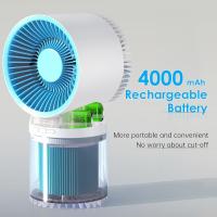 Ventilador de mesa, ventilador de mesa silencioso de 13 pulgadas, ventilador de circulación de aire de Sala completa, ventilador de mesa recargable, enfriamiento y aire fresco, adecuado para dormitorios, oficinas, salas de estar - details 4