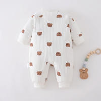 Bodysuit Para Niños Y Niñas Nuevos Otoño Invierno Ropa De Algodón Grueso Para Bebé 0-6M Prenda Diaria Para El Hogar - details 11