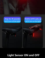 Luz Trasera De Bicicleta Inteligente LED Recargable Impermeable Con Sensor De Freno Automático Luz De Ciclismo Para Asiento Posterior - details 5