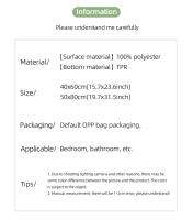 Carpete De Baño Super Absorbente Lavable Antideslizante De Fibra Finísima Espuma Gruesa Almohadilla De Piso De Goma Para Uso Doméstico Y Hotel - details 1
