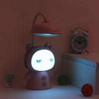Lámpara Nocturna Recargable Con Modos De Iluminación Variados Protección Ocular Diseño Flexible De Tubo Culebrudo Dibujos Animados Lindos Lectura En La Mesa - details 10