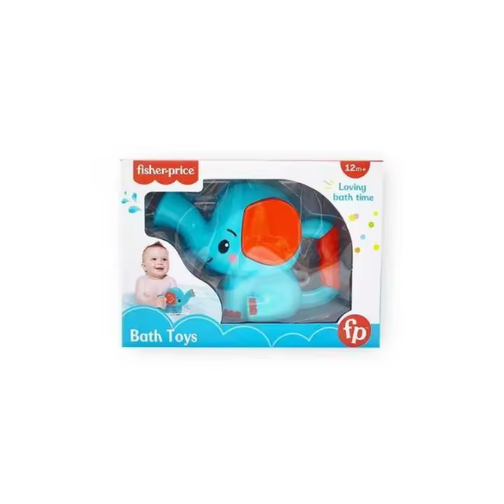 DEQUBE Regadera Elefante Fisher Price Juguete Baño Infantil Divertido - 1