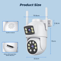 Cámara De Seguridad BESDER 8MP PTZ 5G HZ Wifi Con Visión Nocturna Y Detección De Humanos CCTV Exterior IP Protección IP Surveillance Para Interior Y Exterior - details 2