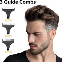 Cortadora De Pelo Para Hombres T9 Vintage Máquina De Corte De Pelo Recargable Rápida De Acero Inoxidable Con Varias Longitudes De Corte - details 1