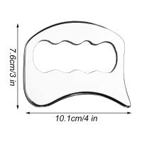 Masajeador De Acero Inoxidable Gua Sha Herramienta De Desgaste Muscular Para Relajación Corporal Y Masaje Facial Uso Manual Tamaño Medio - details 14