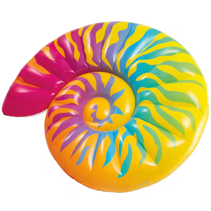 Colchoneta caracola multicolor INTEX 157x127x25 cm - 1