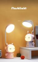 Lámpara De Escritorio USB Recargable Cute Portátil Para Lectura Y Trabajo Luz Nocturna LED Para Niños Regalo De Cumpleaños Iluminación Dimmable Para Mesa Lateral Protección Ocular - details 1