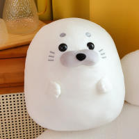 Nueva Adorable Peluche De Señorón En Algodón Sastre Juguete De Lobo Marino Suave Regalo Kawaii Para Dormir Y Abrazar - details 5