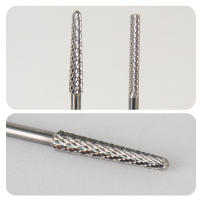 Broca De Uñas Larga Tapered 18mm Carburo De Tungsteno Cabeza De Molienda Rotatoria Para Manicura Accesorios De Taladro - details 7