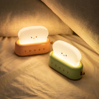 Lámpara De Noche Creativa USB Recargable LED Para Toaster Mesa Regalo De Cumpleaños Para Dormitorio De Bebé Decoración De Vacaciones - details 14