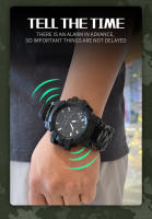 Reloj De Sobrevivencia Militar Multifuncional SHIYUNME Para Hombres Resistente Al Agua Con Cordón Paracord Para Camping Y Senderismo Reloj De Mano Con Pantalla LED Y Compás - details 6