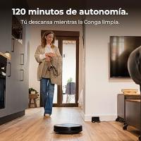 Robot aspirador Cecotec Conga 999 Map X-Treme, Navegación giroscópica, Motor de succión de 2000 Pa, 2 cepillos laterales, 2 mopas de fregado, Autonomía 120 minutos, Control con APP y mando a distancia. Conectividad WiFi 2,4 GHz y Bluetooth - details 5