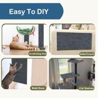 Carpetilla De Rascado Para Gatos Con Adhesivo Auto-Adhesivo Protector De Muebles Antirrascas Trimmable Mat De Rascado Para Gatos - details 0